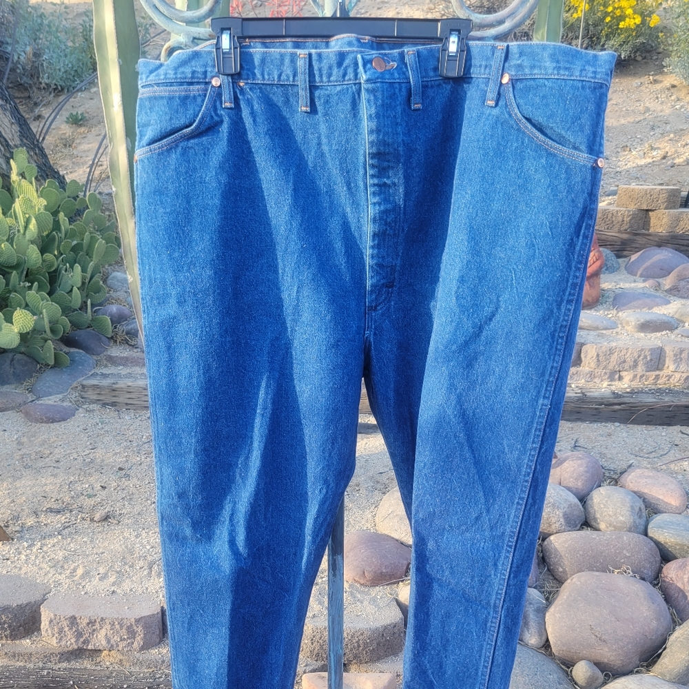 Wrangler 50 x 32 Big Man's Jeans Vintage - Picture 3 of 4